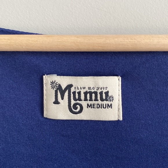 Show me your mumu birdie sunflower cold shoulder mini dress Sz Medium - Picture 3 of 6